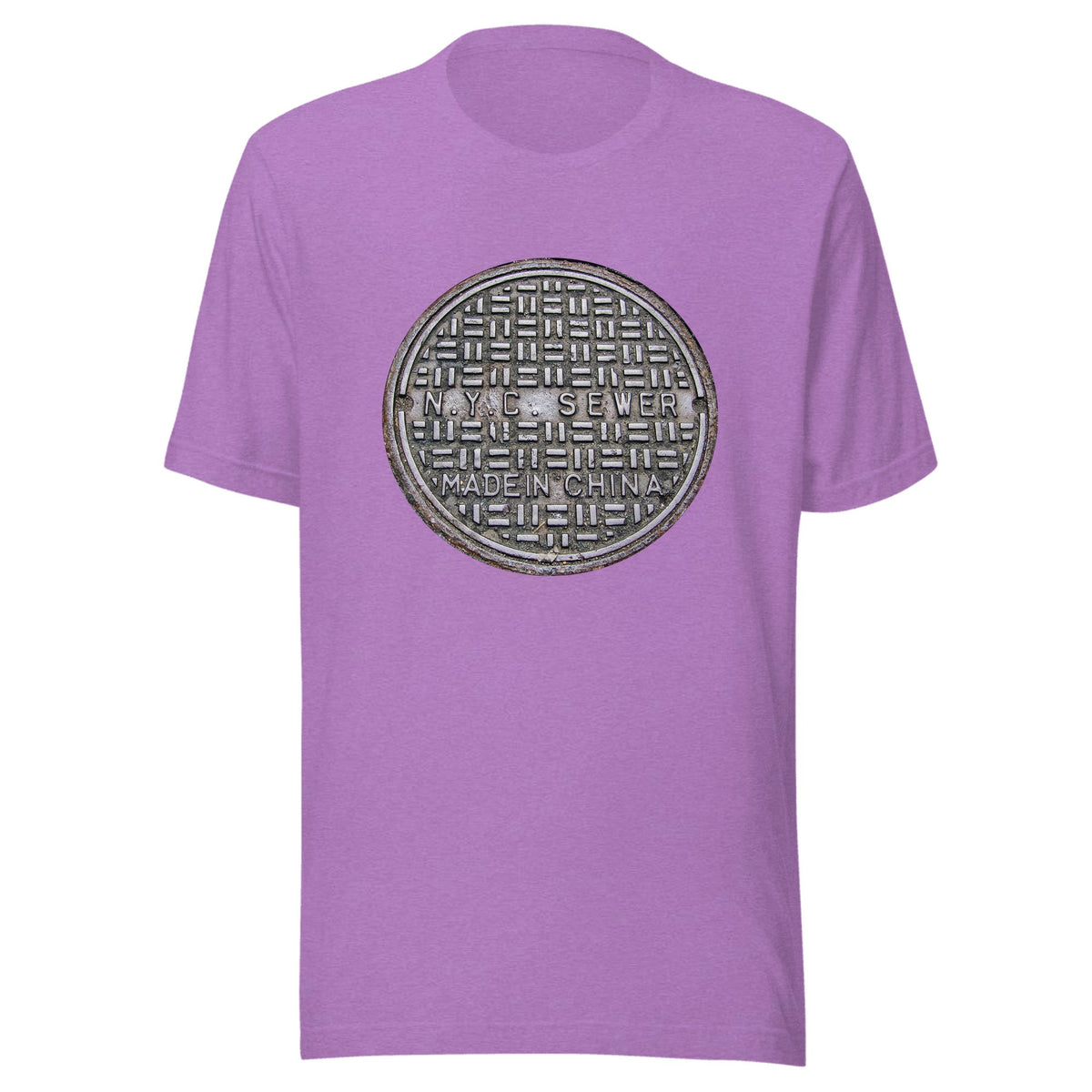 NEW YORK CITY SEWER MADE IN CHINA — Unisex / Heather Team Purple