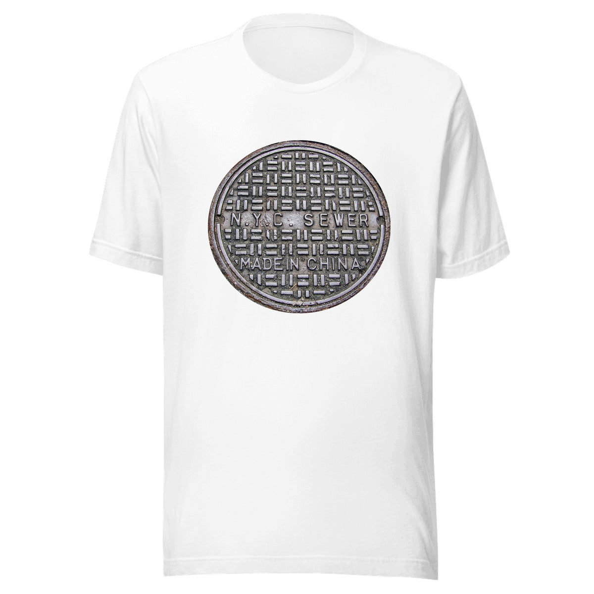 NEW YORK CITY SEWER MADE IN CHINA — Unisex / White