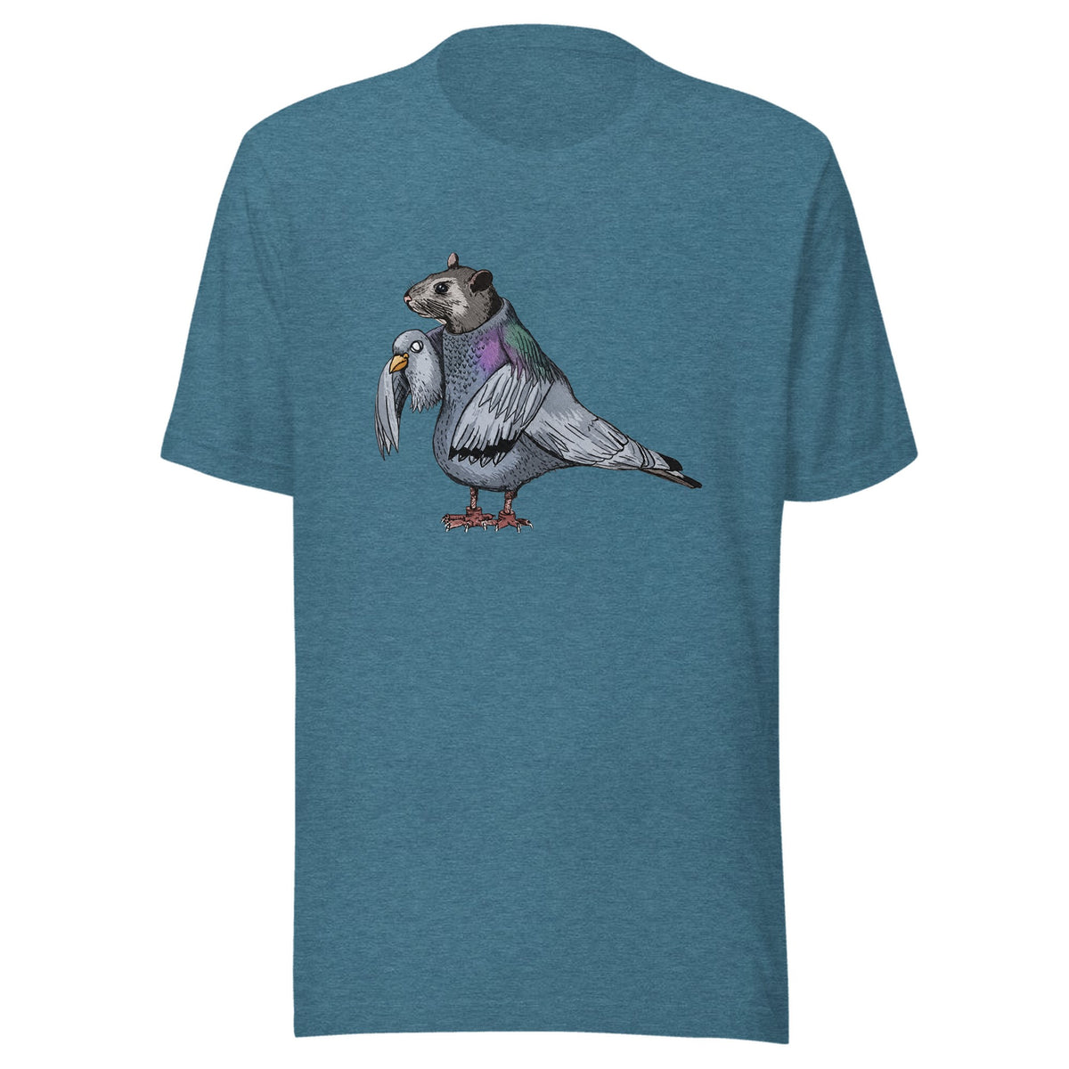 Rat in a pigeon suit — Unisex / Heather Deep Teal