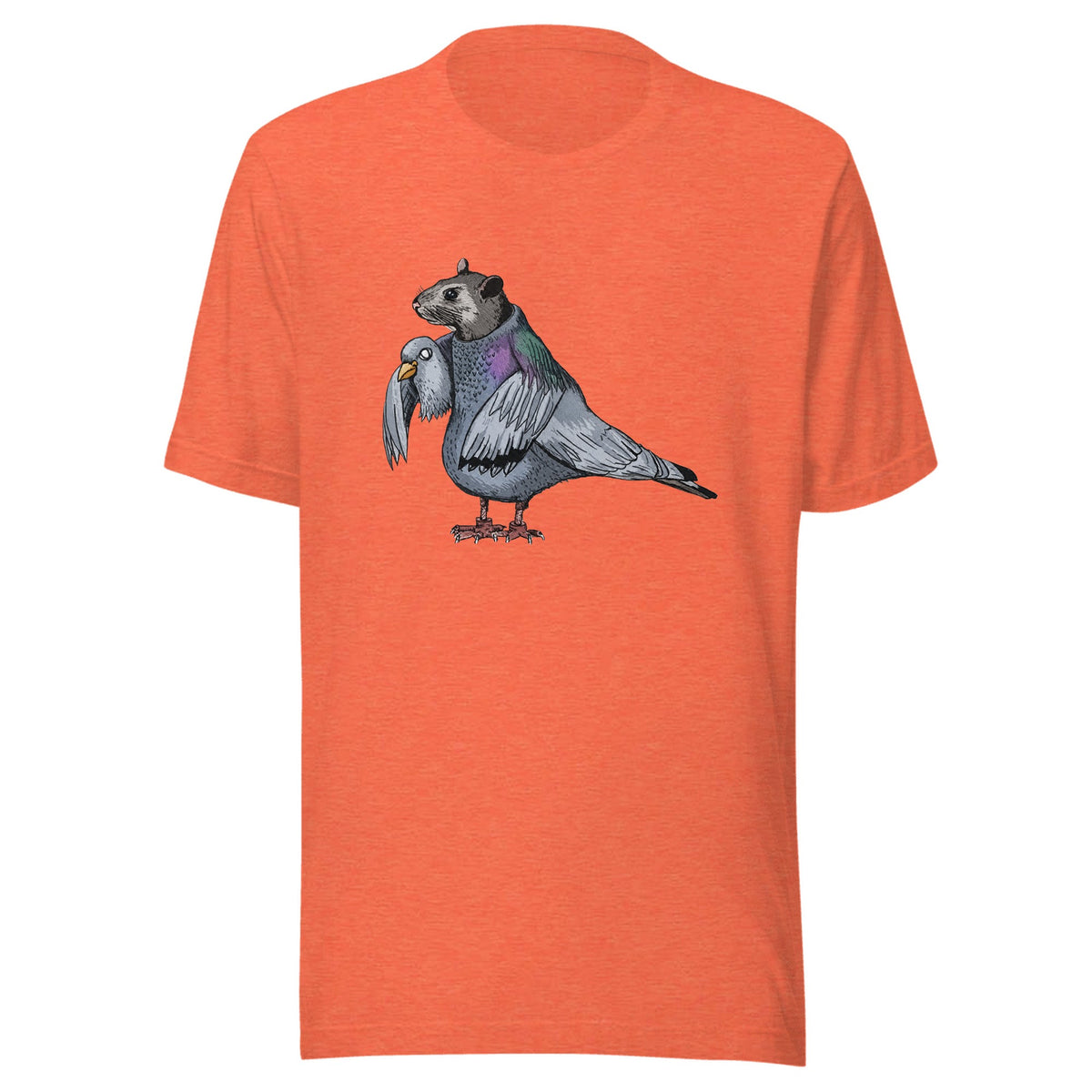 Rat in a pigeon suit — Unisex / Heather Orange