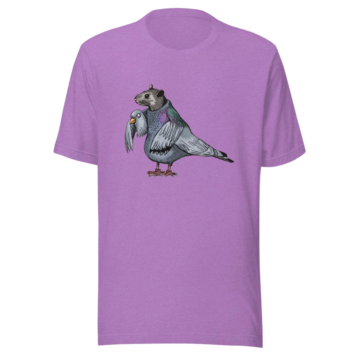 Rat in a pigeon suit — Unisex / Heather Team Purple