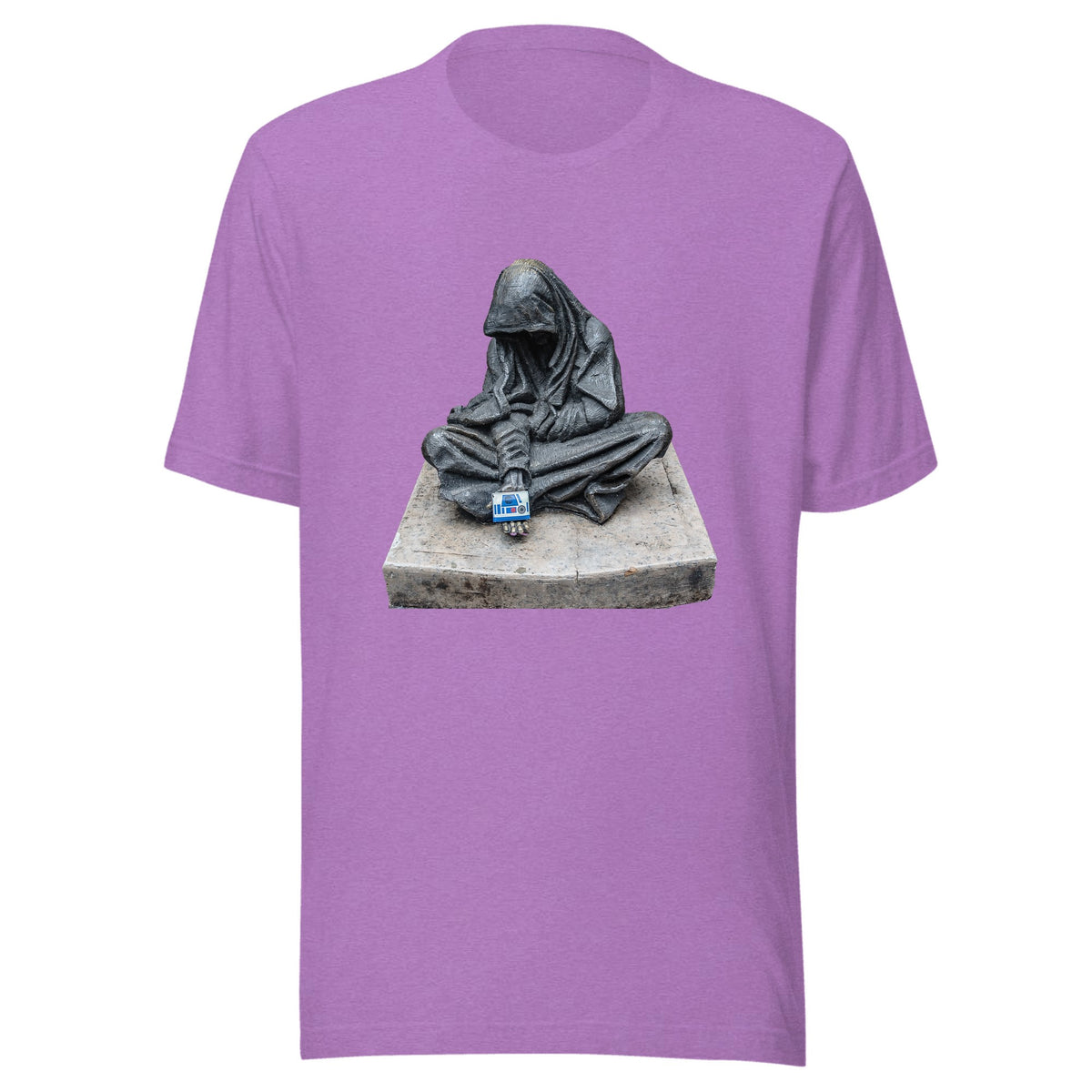 St. Francis of Assisi - not the droids you're looking for — Unisex / Heather Team Purple