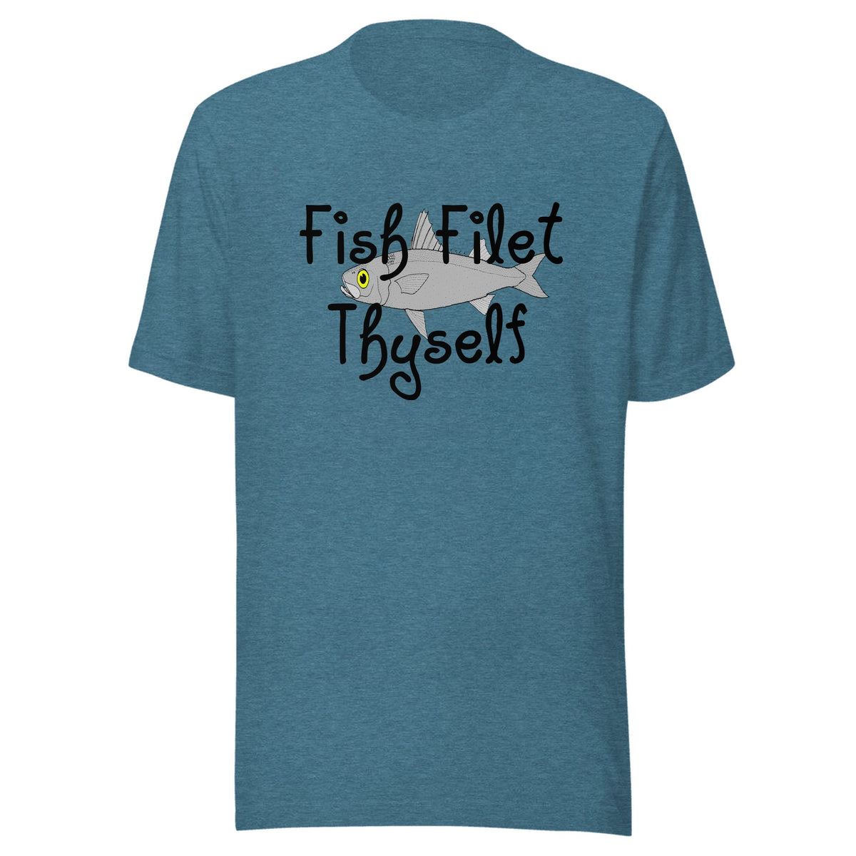 Fish filet thyself — Unisex / Heather Deep Teal