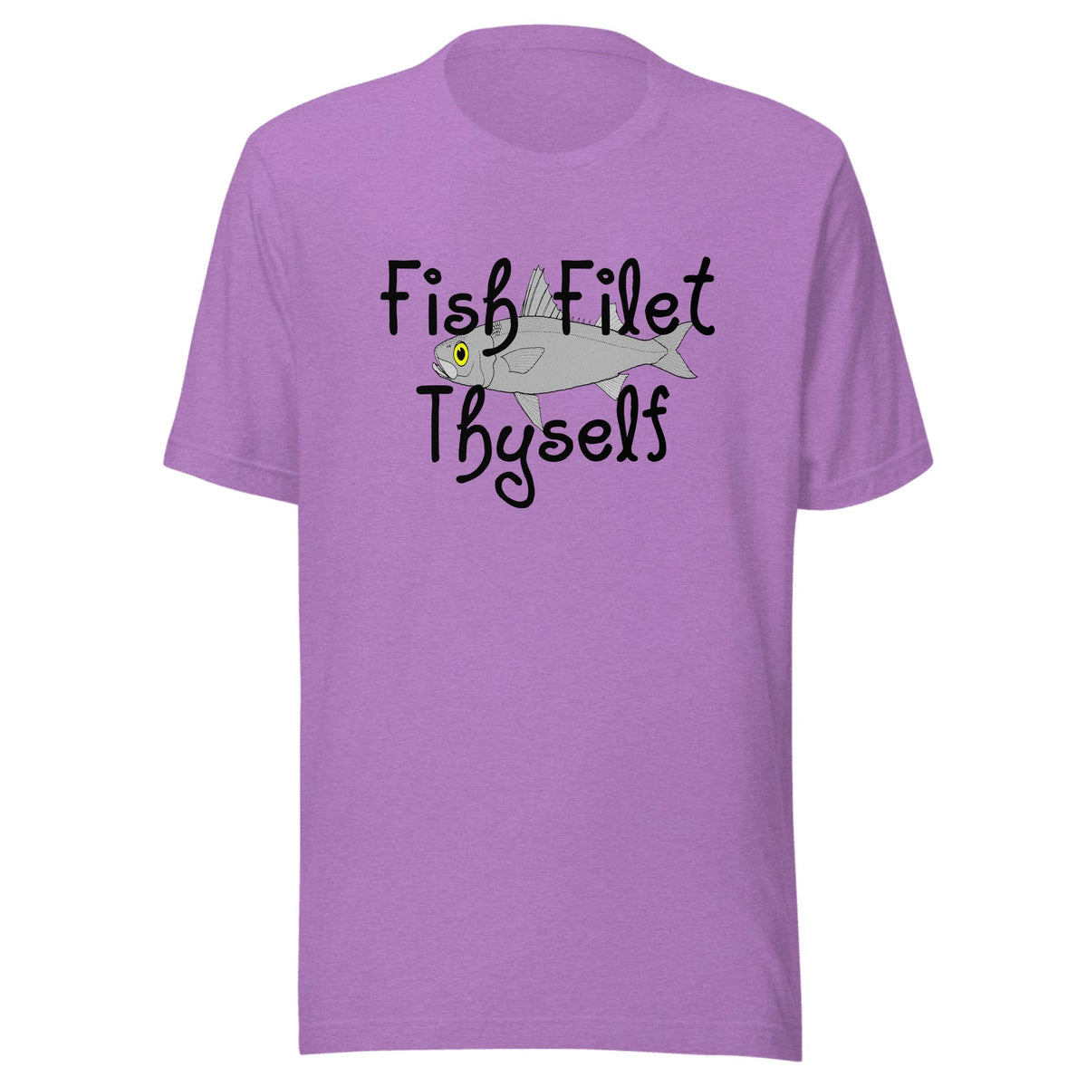 Fish filet thyself — Unisex / Heather Team Purple