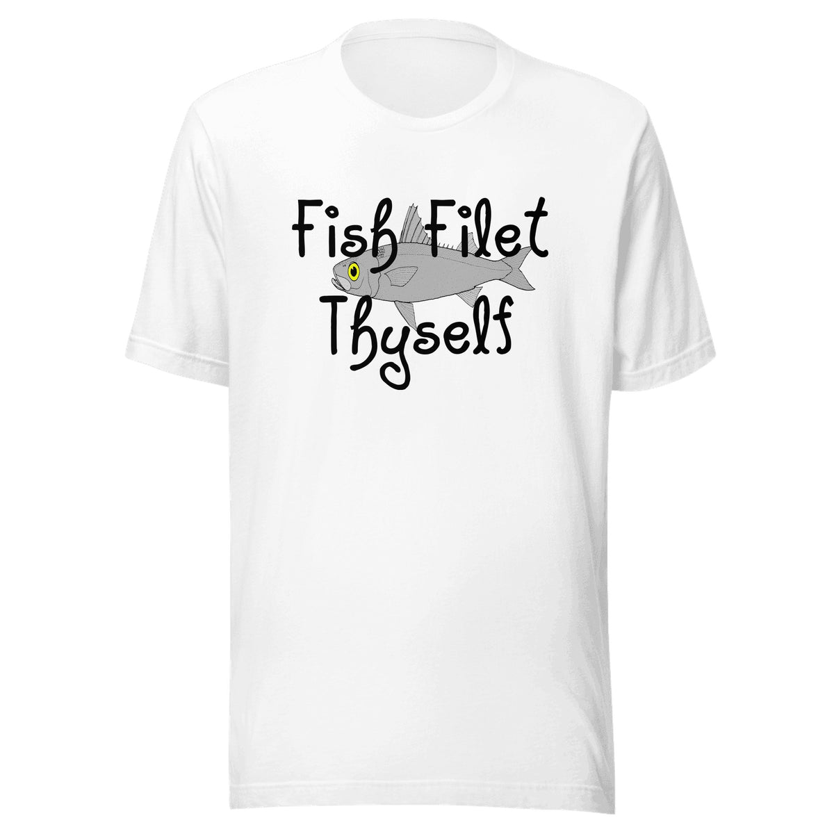 Fish filet thyself — Unisex / White