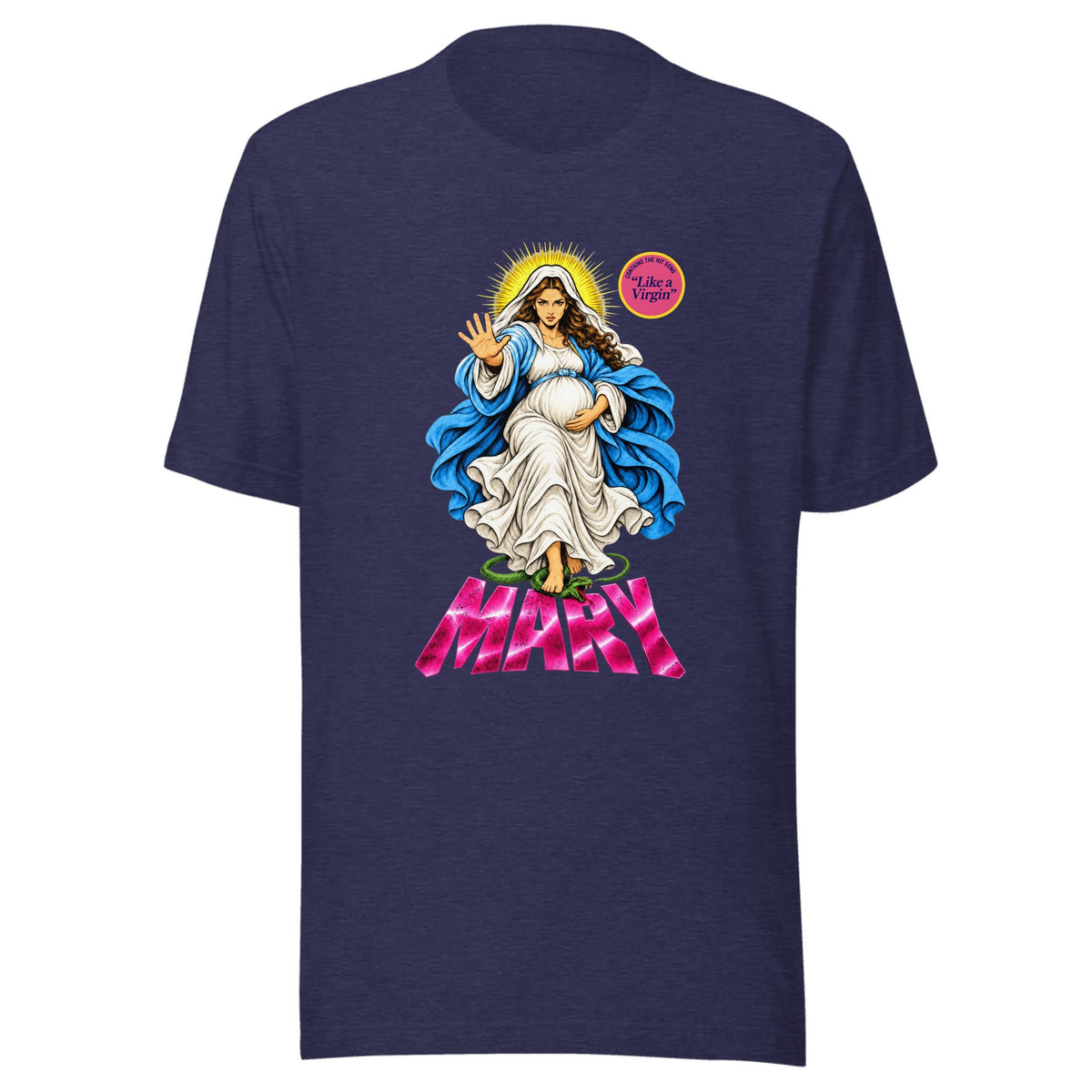 Mary — Unisex / Heather Midnight Navy