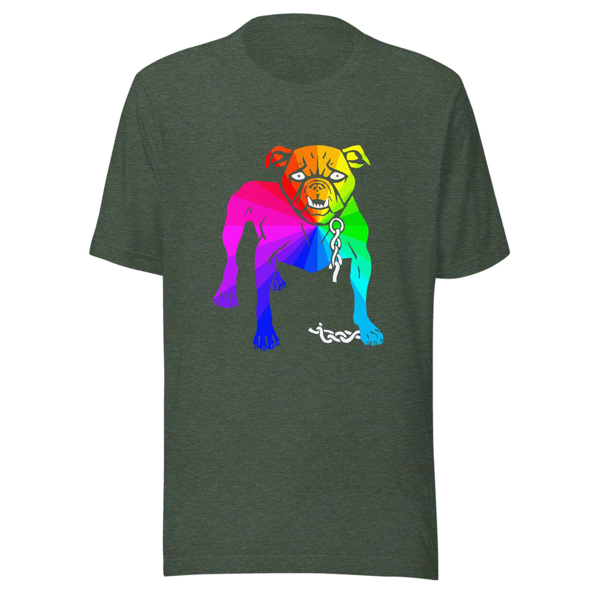 Rainbow Dog — Unisex / Heather Forest