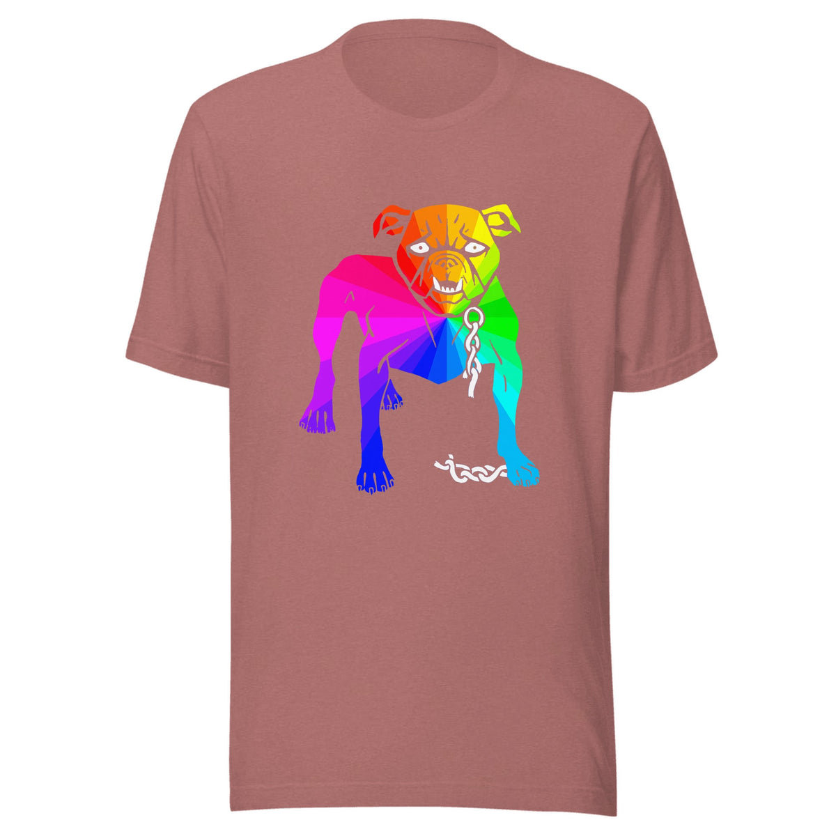 Rainbow Dog — Unisex / Heather Mauve