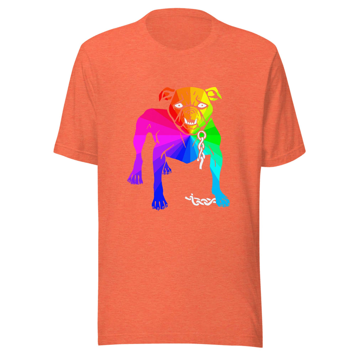 Rainbow Dog — Unisex / Heather Orange
