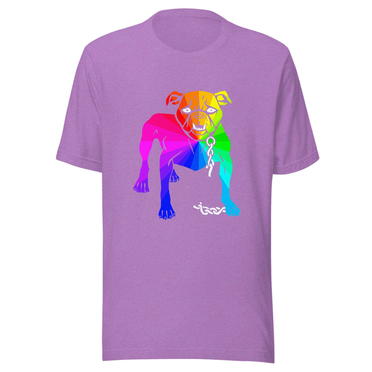 Rainbow Dog — Unisex / Heather Team Purple