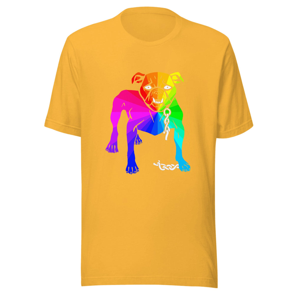 Rainbow Dog — Unisex / Heather Yellow Gold