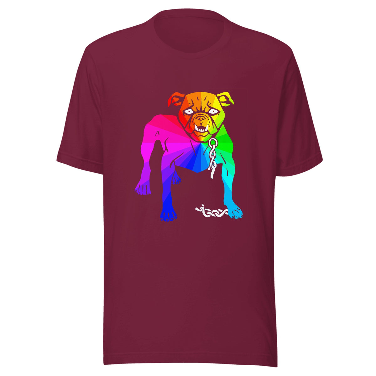 Rainbow Dog — Unisex / Maroon