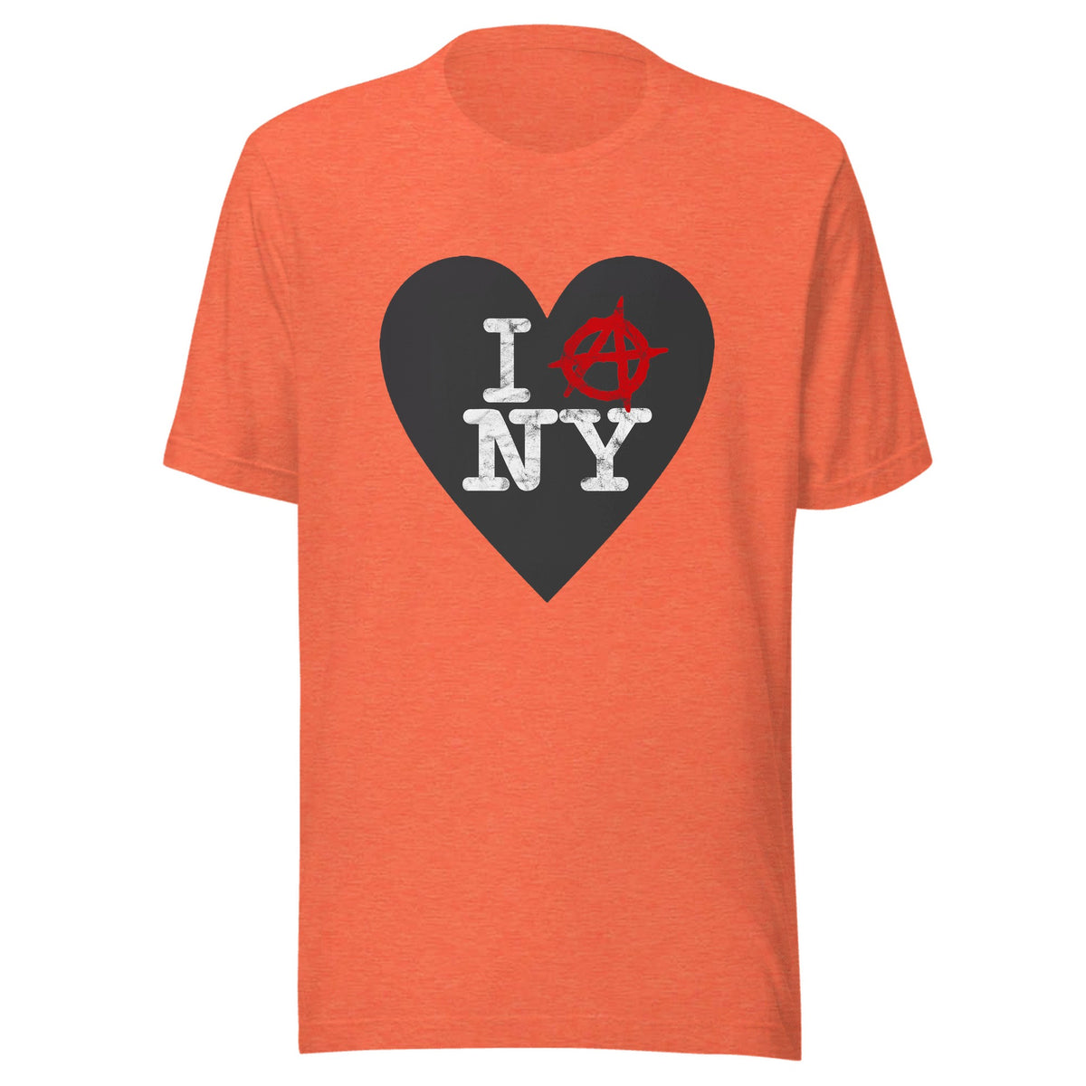 I love Anarchy in New York — Unisex / Heather Orange