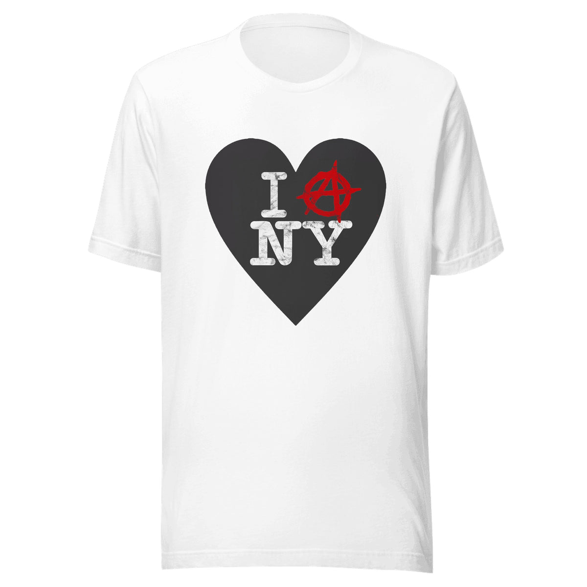 I love Anarchy in New York — Unisex / White