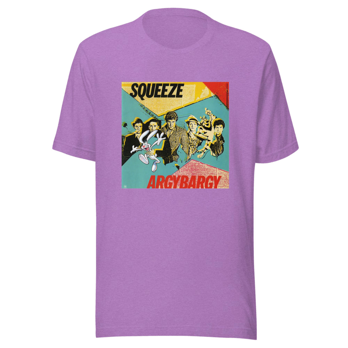Squeeze the Silly Rabbit, ARGYBARGY — Unisex / Heather Team Purple