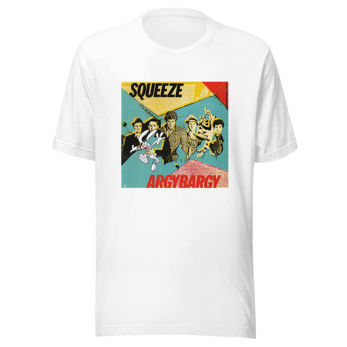 Squeeze the Silly Rabbit, ARGYBARGY — Unisex / White