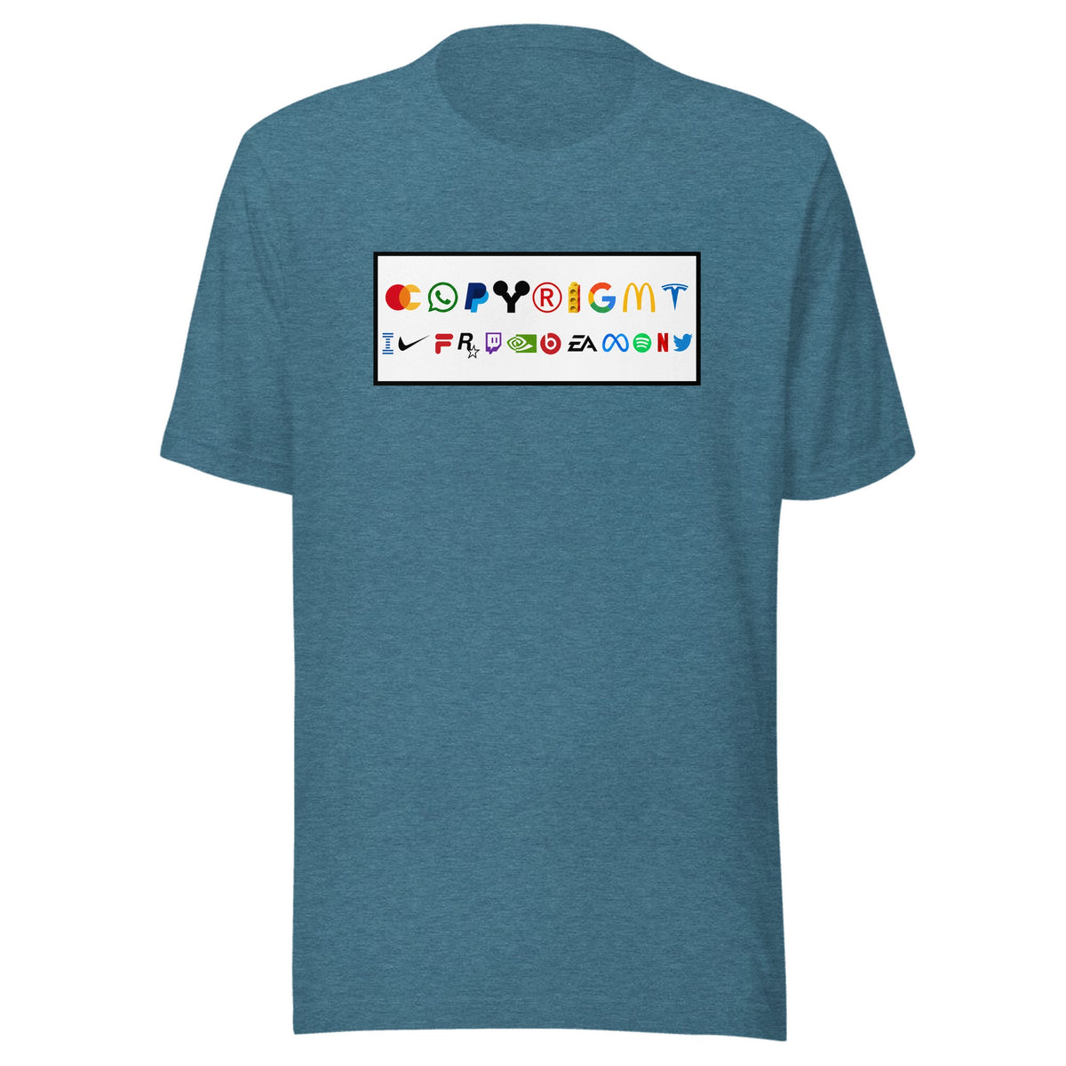 Copyright infringement (deluxe) — Unisex / Heather Deep Teal