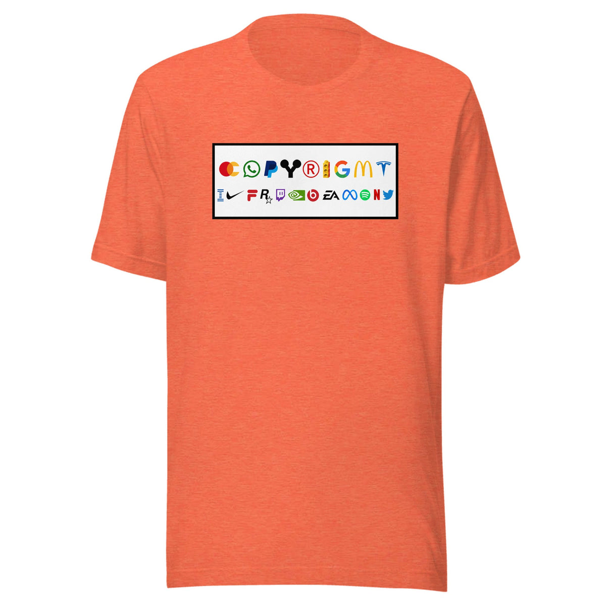 Copyright infringement (deluxe) — Unisex / Heather Orange