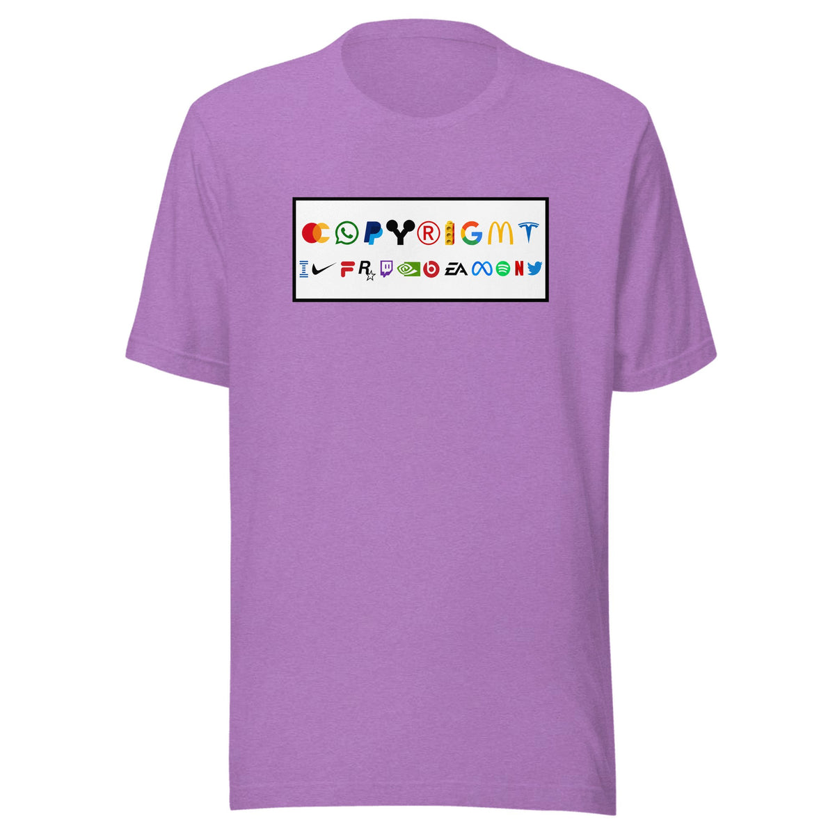 Copyright infringement (deluxe) — Unisex / Heather Team Purple