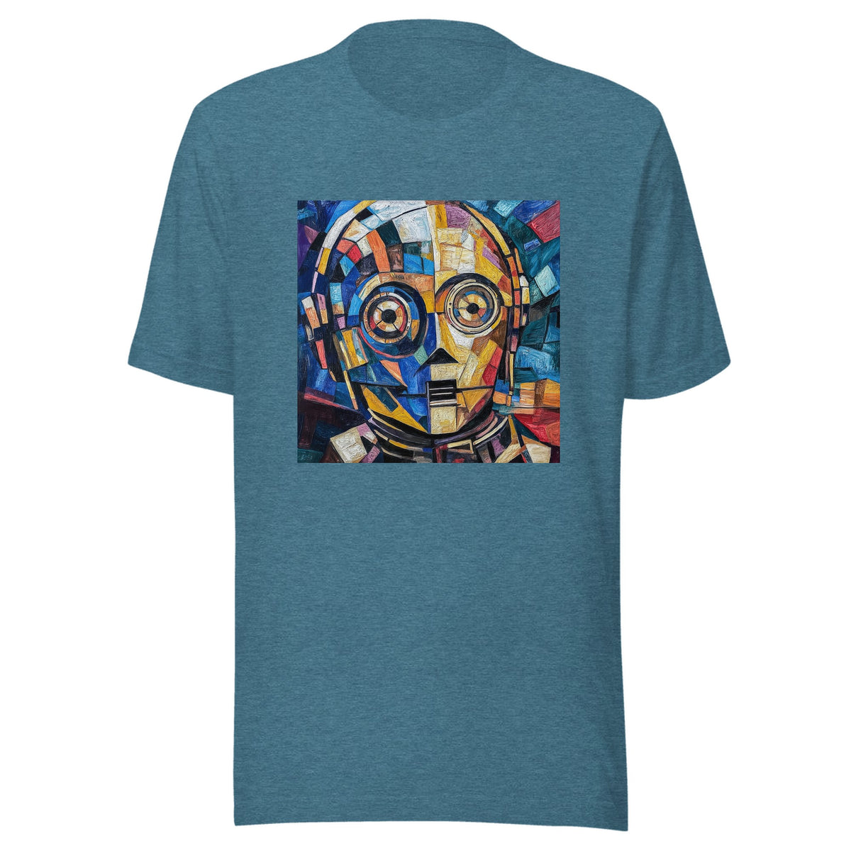 Cube-3P0 — Unisex / Heather Deep Teal