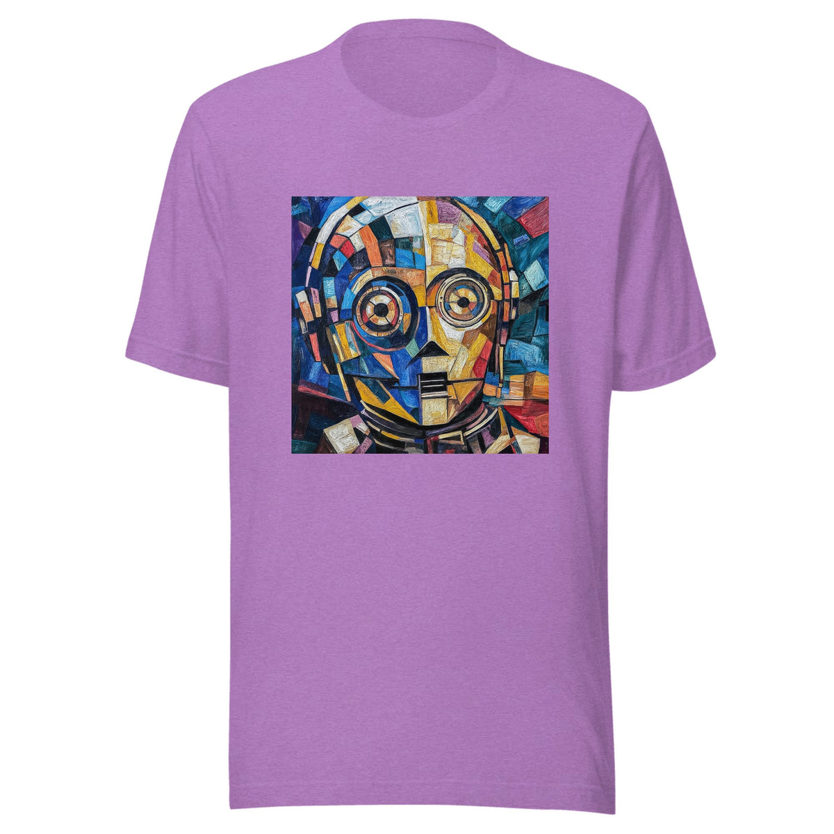 Cube-3P0 — Unisex / Heather Team Purple