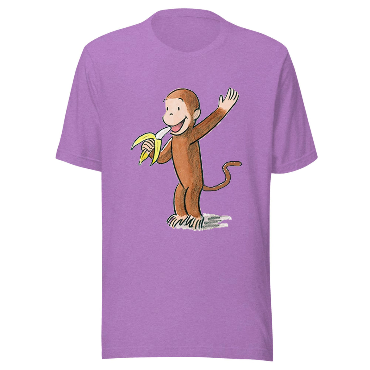 Curious George Tail — Unisex / Heather Team Purple