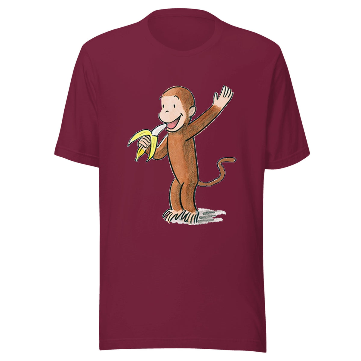 Curious George Tail — Unisex / Maroon