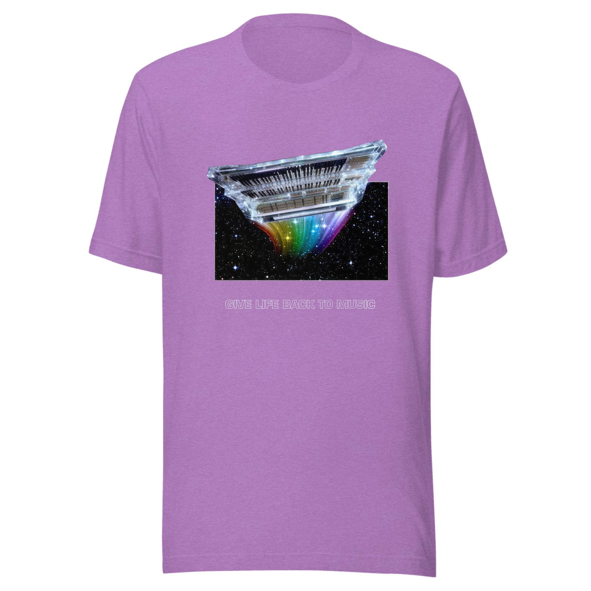 Give Life Back to Music — Unisex / Heather Team Purple