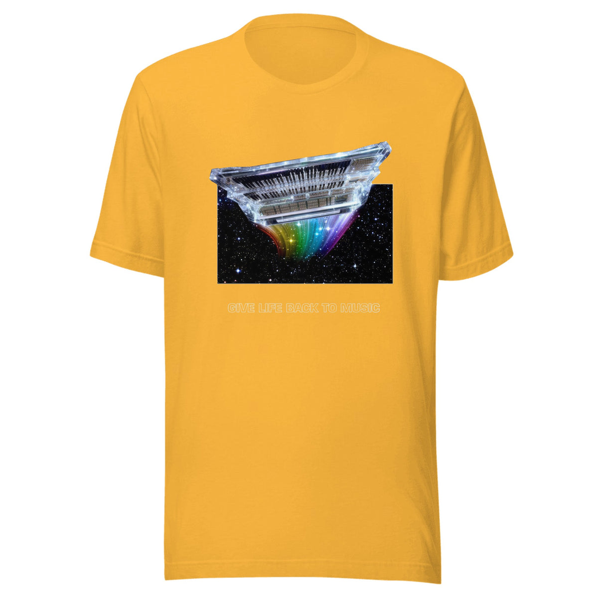 Give Life Back to Music — Unisex / Heather Yellow Gold