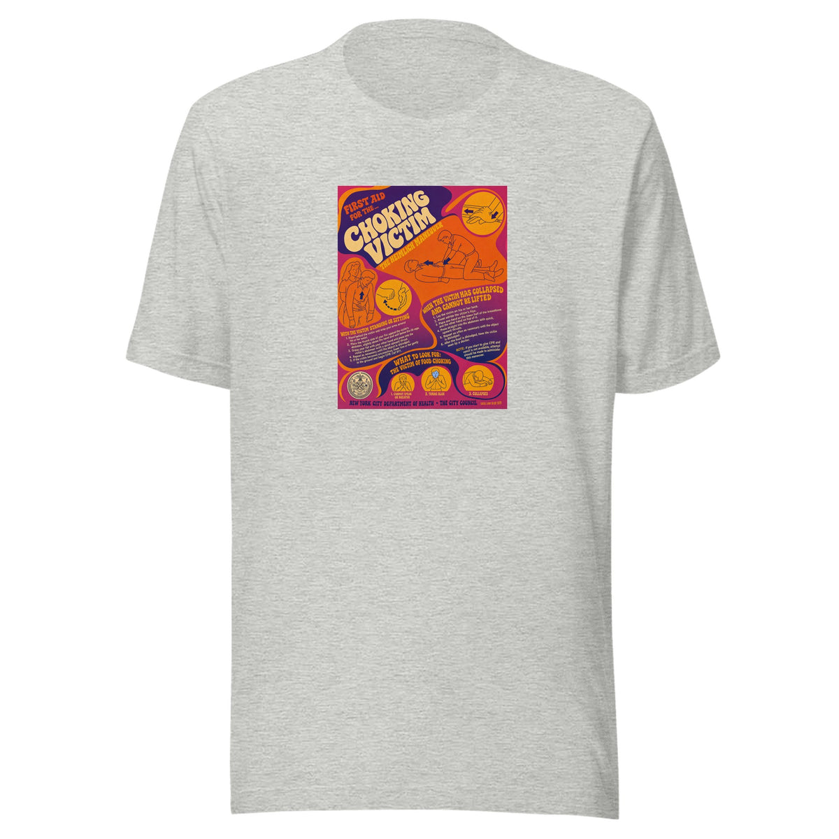 First Aid for the Choking Victim — Unisex / Athletic Heather
