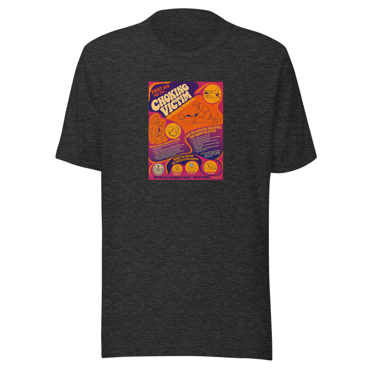 First Aid for the Choking Victim — Unisex / Dark Grey Heather