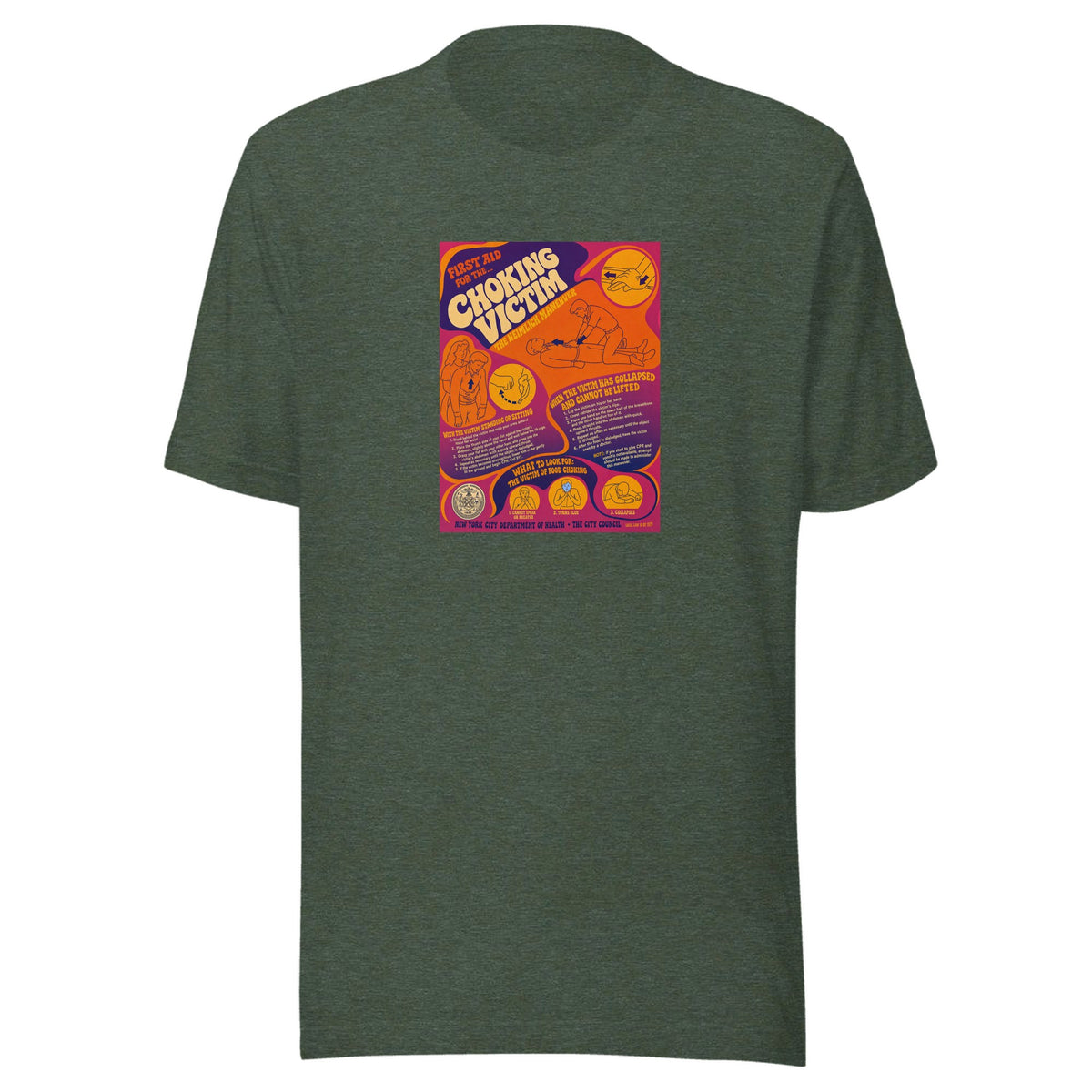 First Aid for the Choking Victim — Unisex / Heather Forest