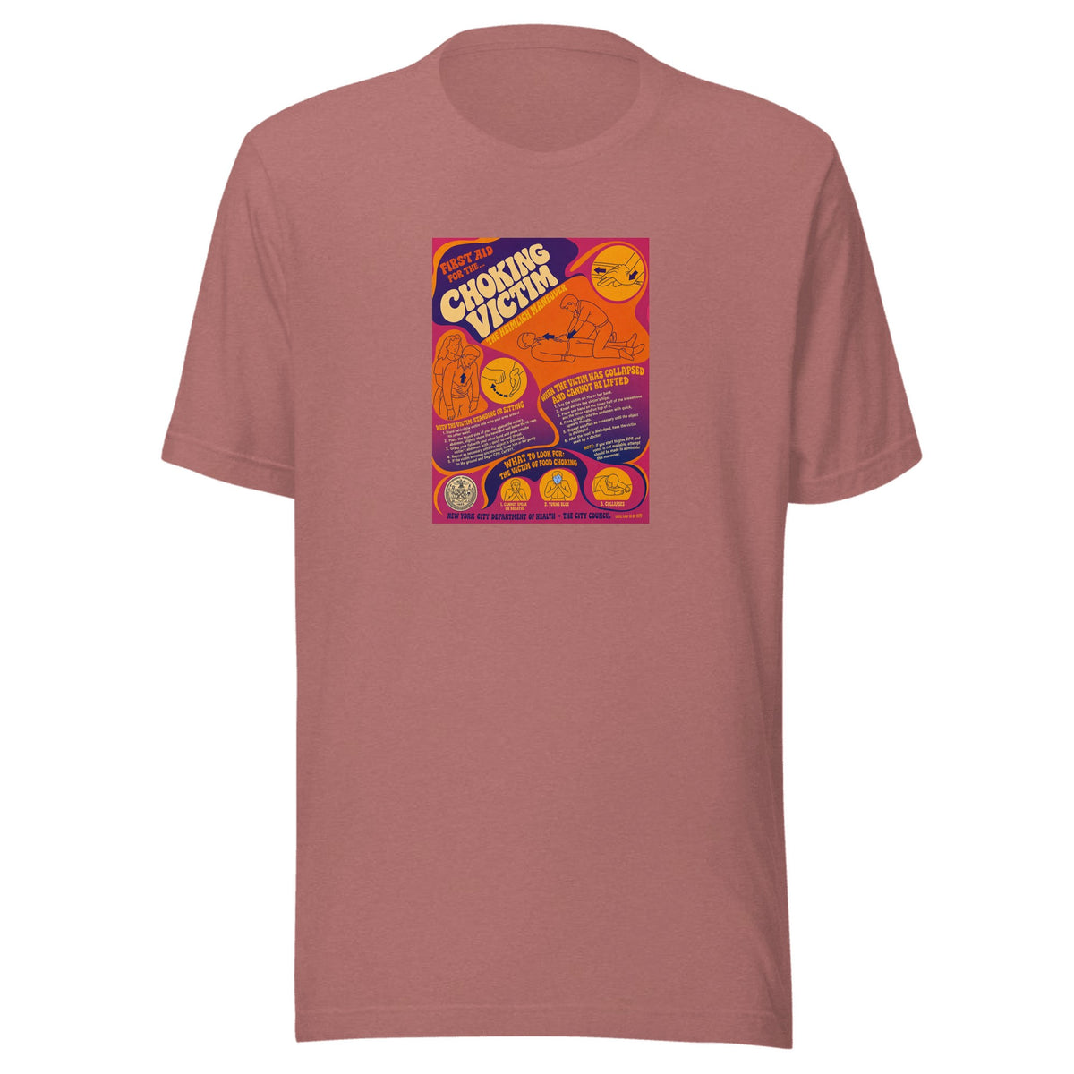 First Aid for the Choking Victim — Unisex / Heather Mauve