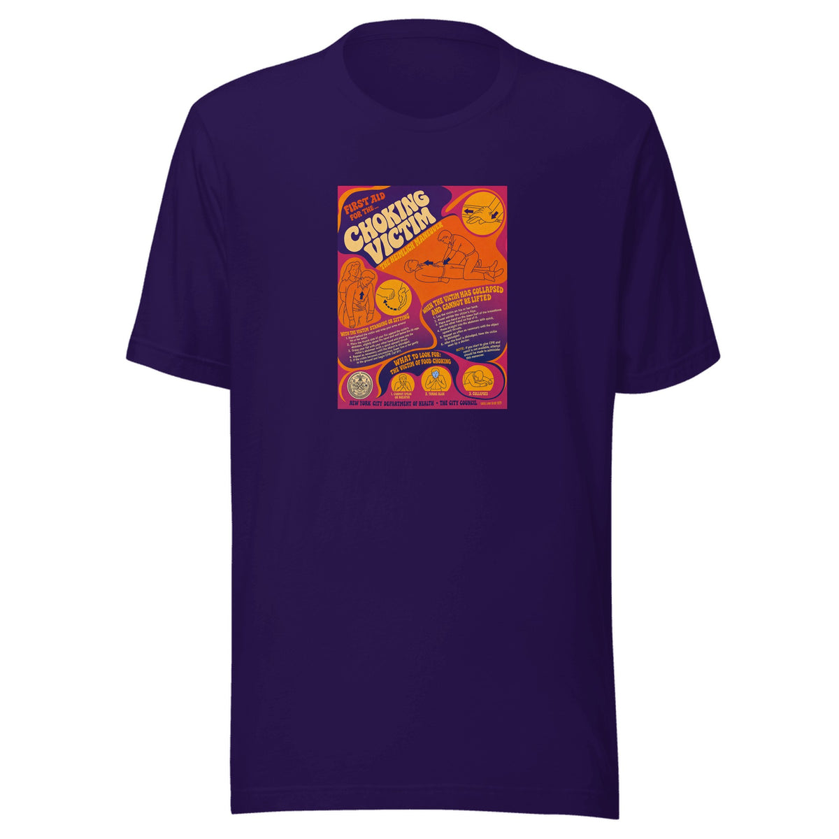 First Aid for the Choking Victim — Unisex / Team Purple