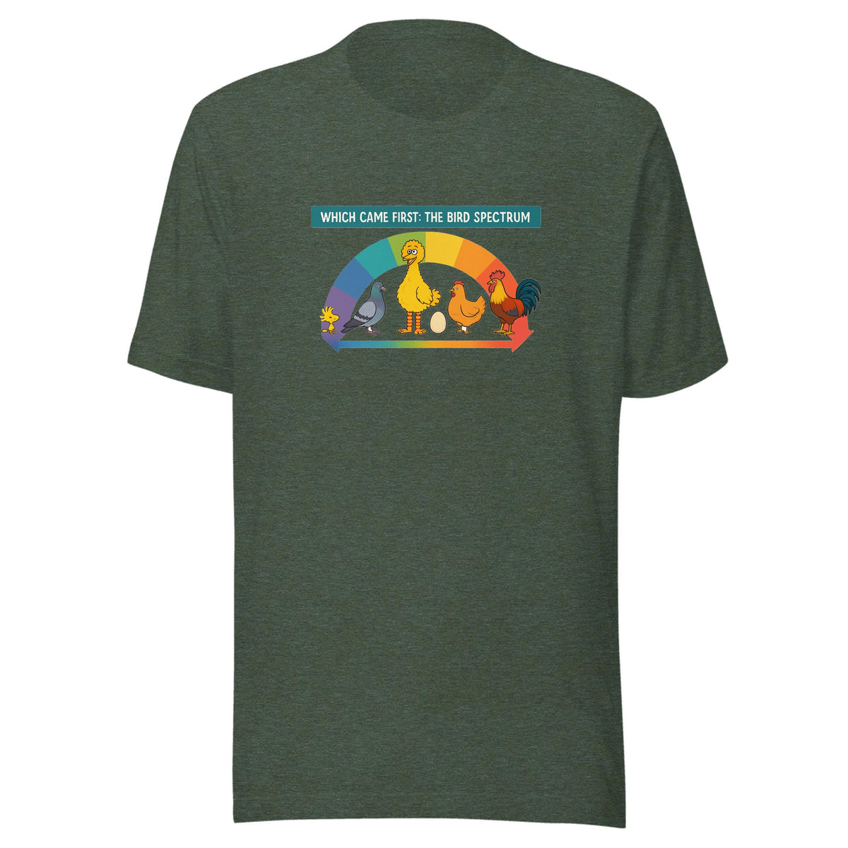 Which Came First: The Bird Spectrum — Unisex / Heather Forest
