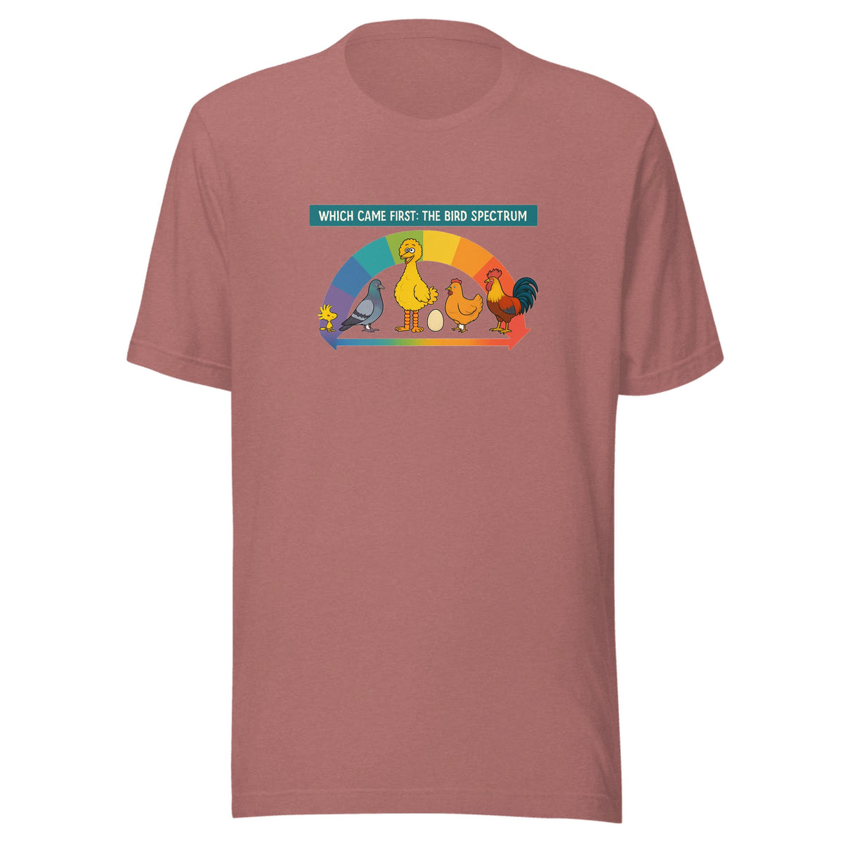 Which Came First: The Bird Spectrum — Unisex / Heather Mauve