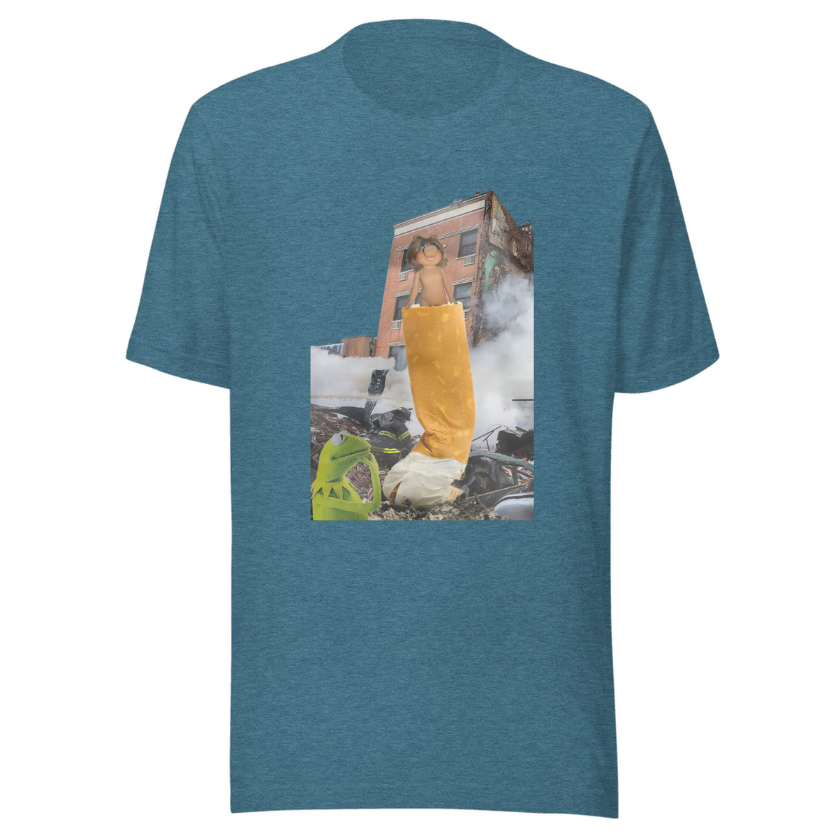 Four-alarm Muppet Butt — Unisex / Heather Deep Teal