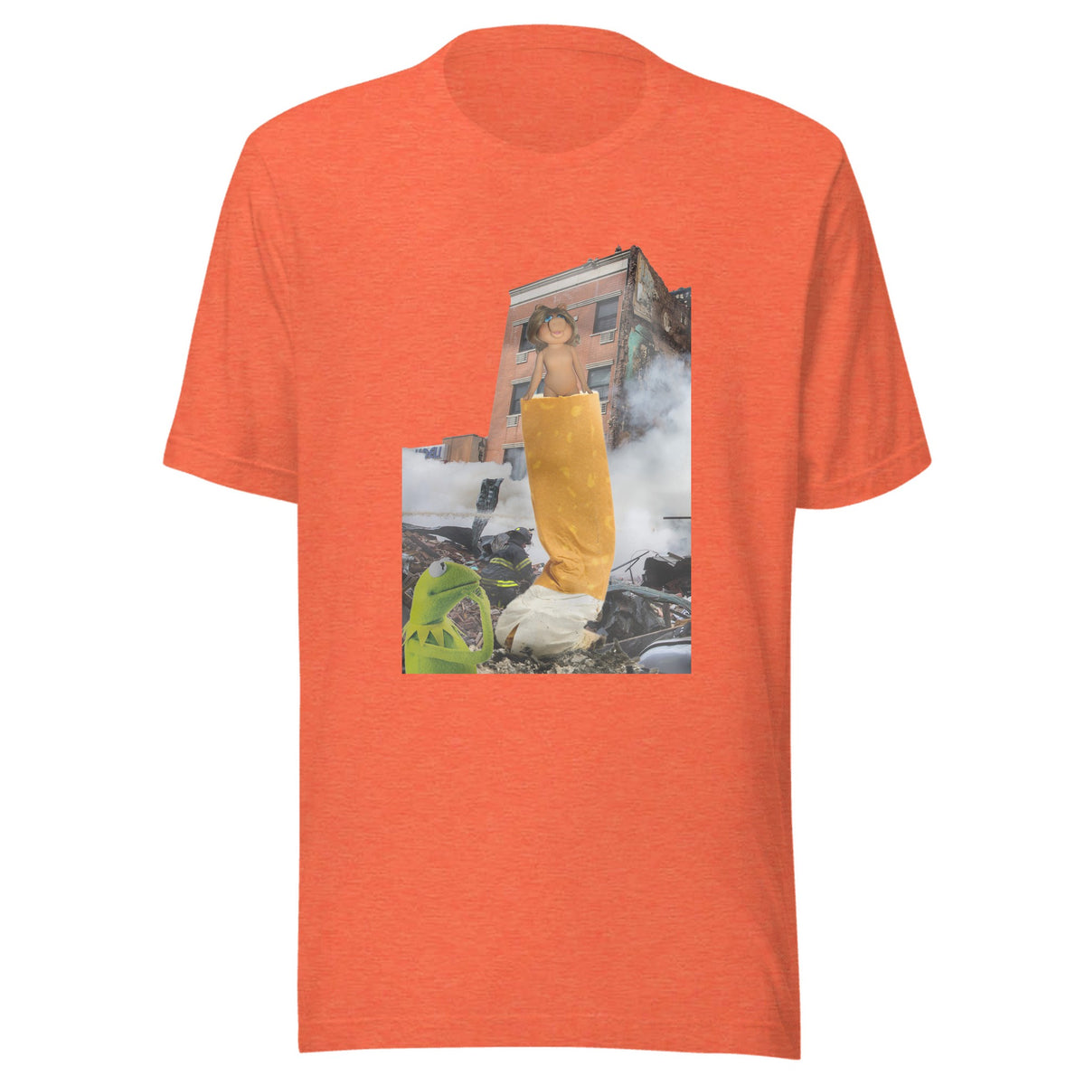 Four-alarm Muppet Butt — Unisex / Heather Orange