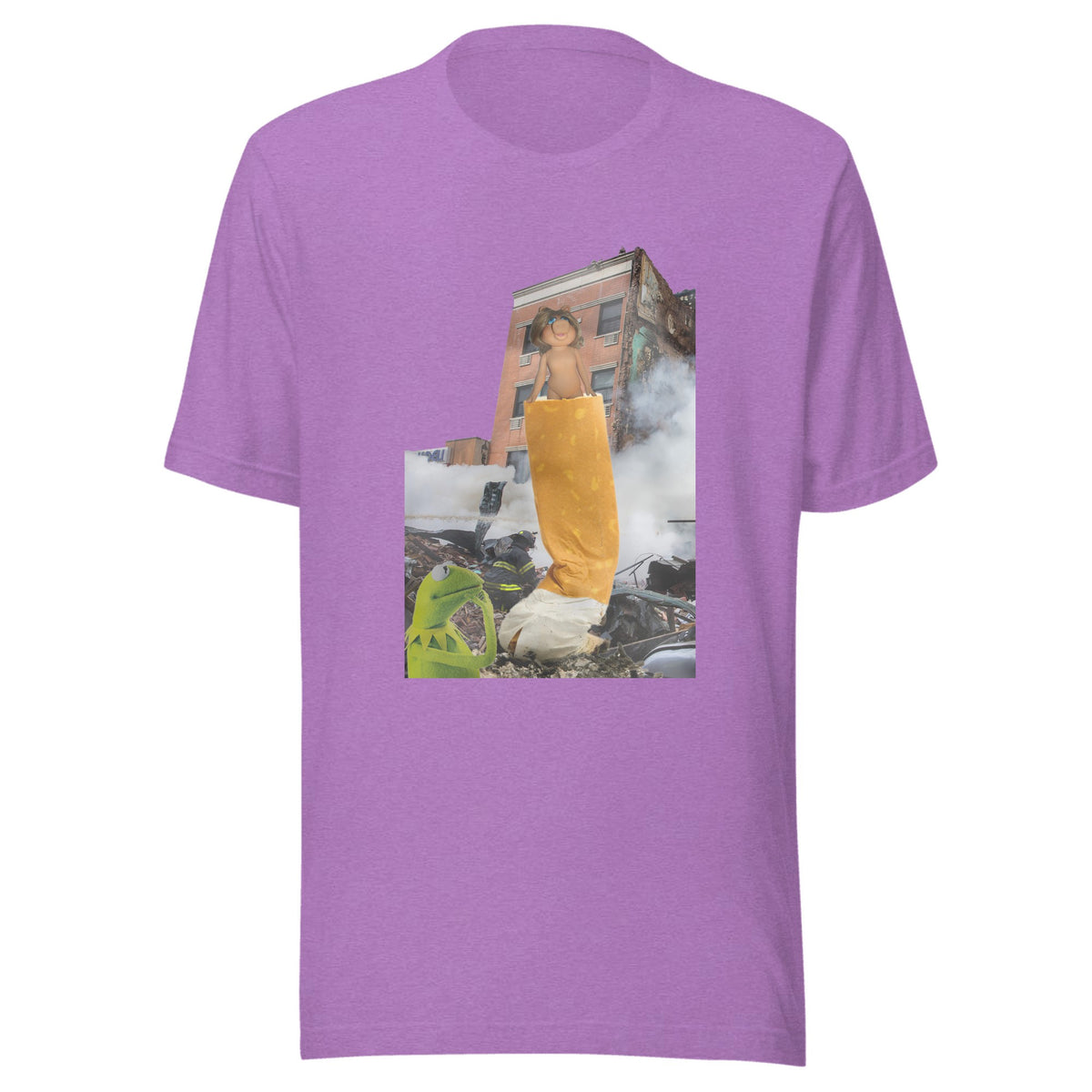 Four-alarm Muppet Butt — Unisex / Heather Team Purple