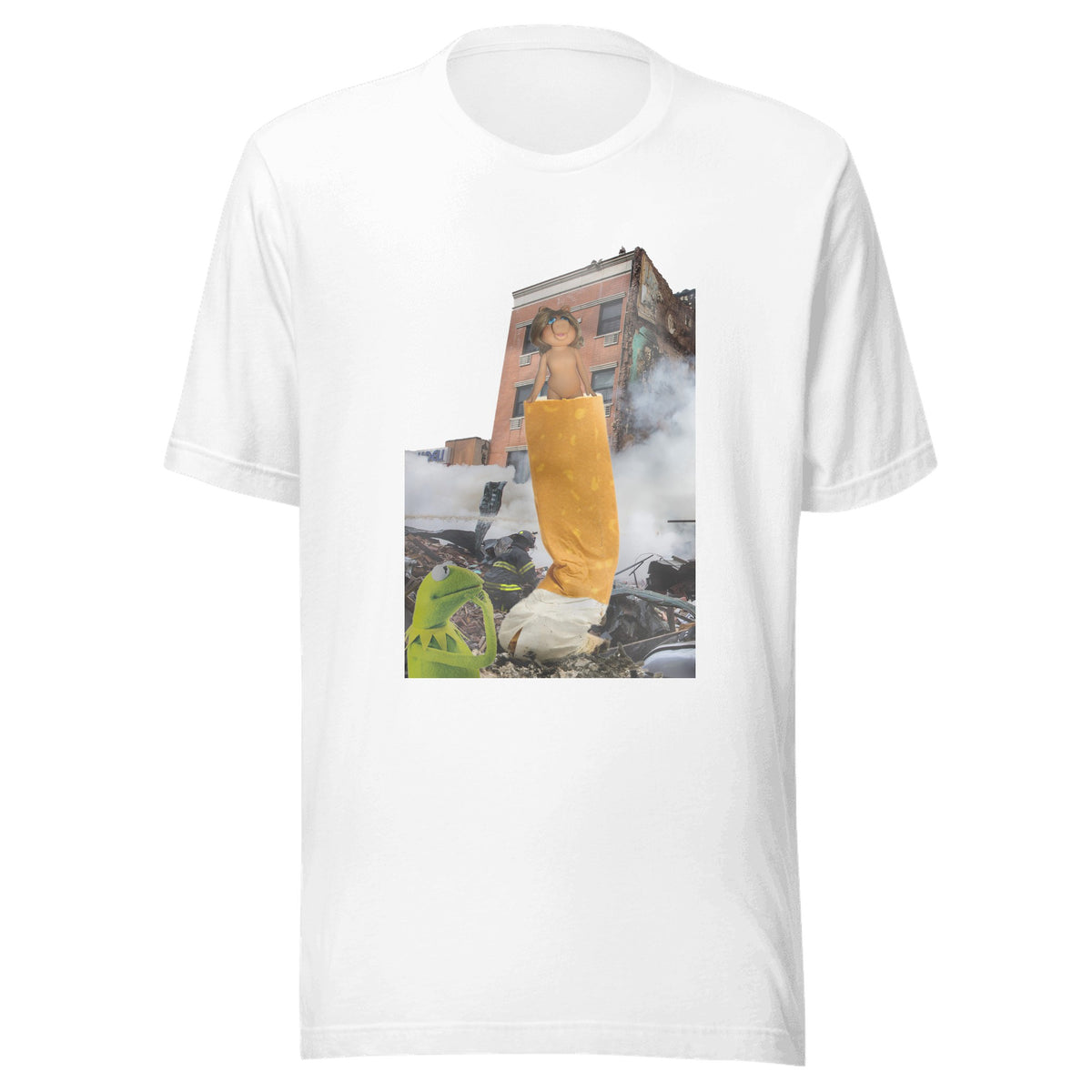 Four-alarm Muppet Butt — Unisex / White