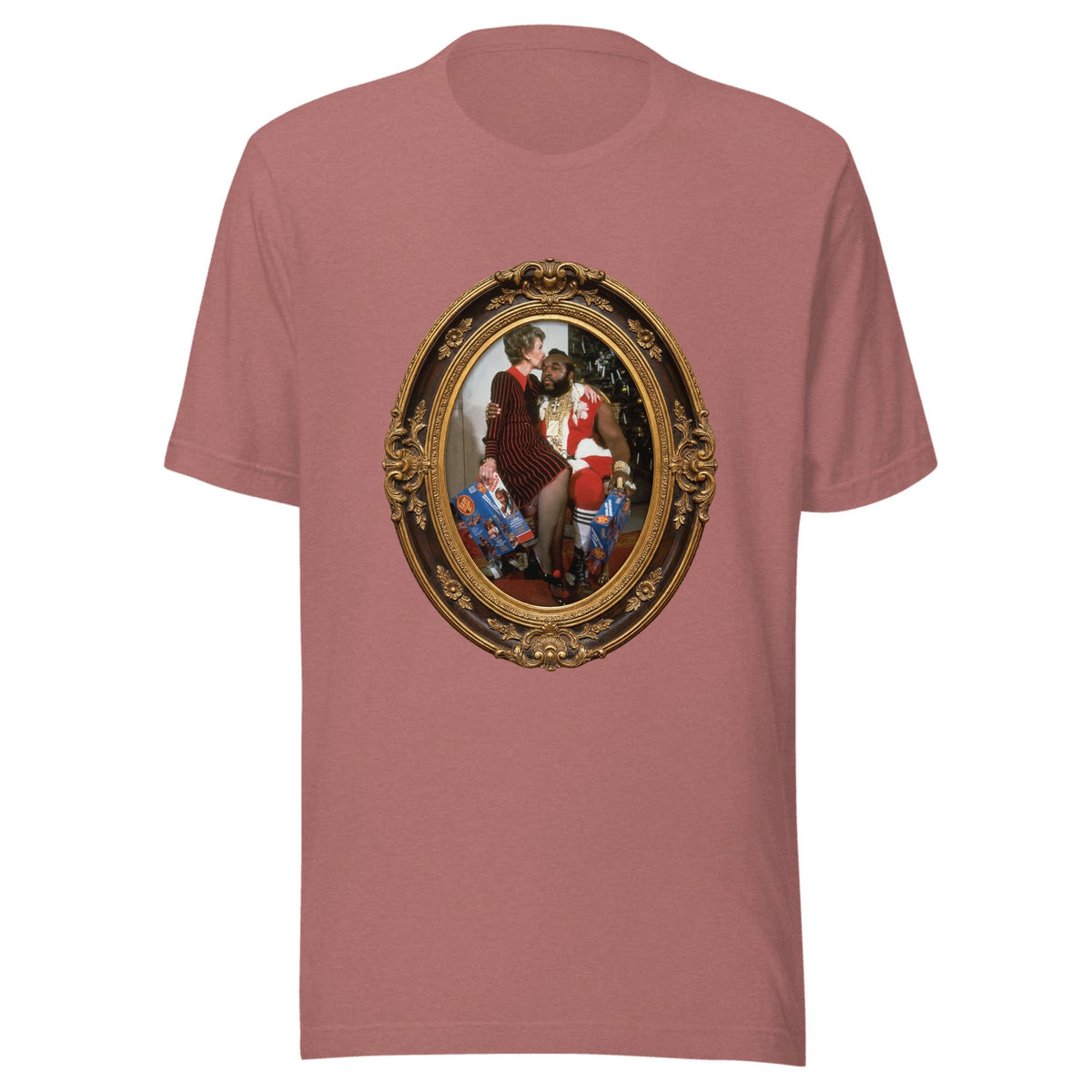 Nancy and Mr. T (framed) — Unisex / Heather Mauve