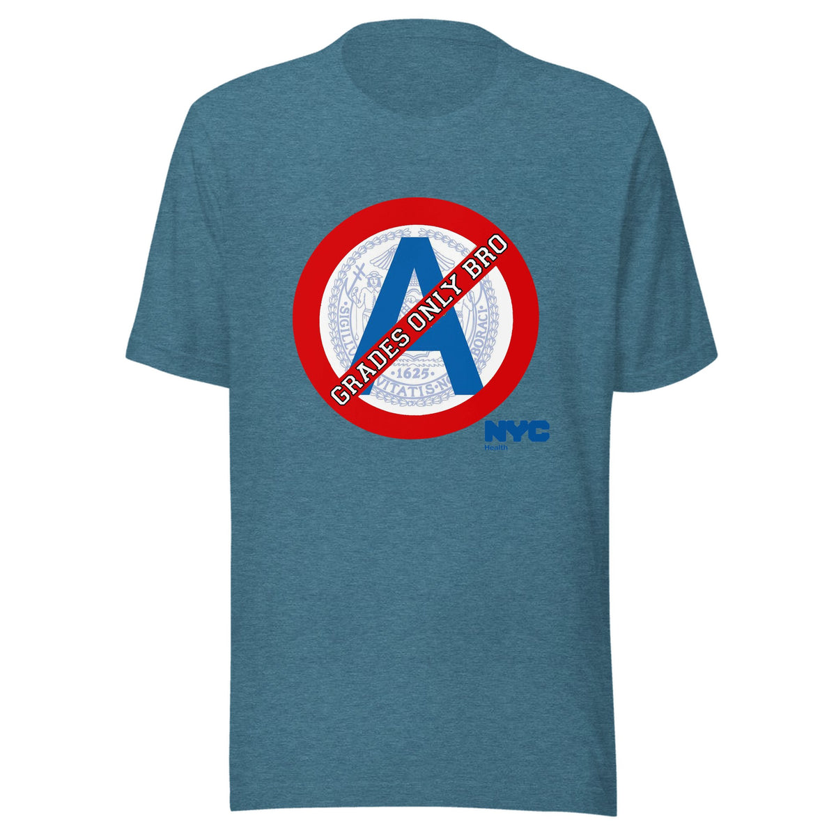 Grades Only Bro — Unisex / Heather Deep Teal