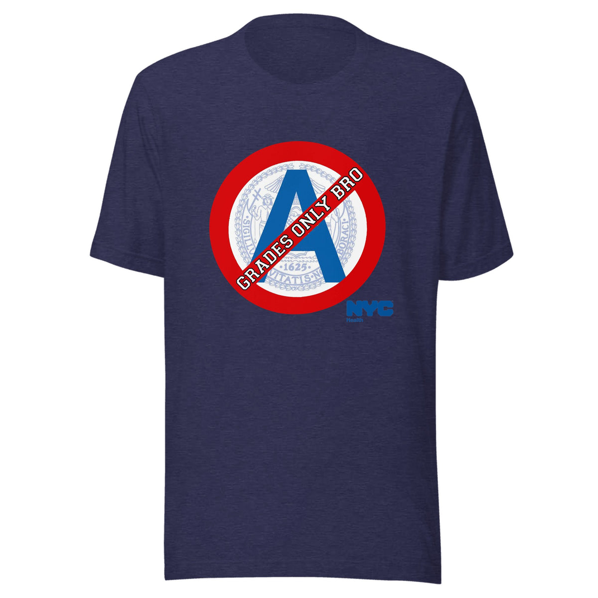 Grades Only Bro — Unisex / Heather Midnight Navy