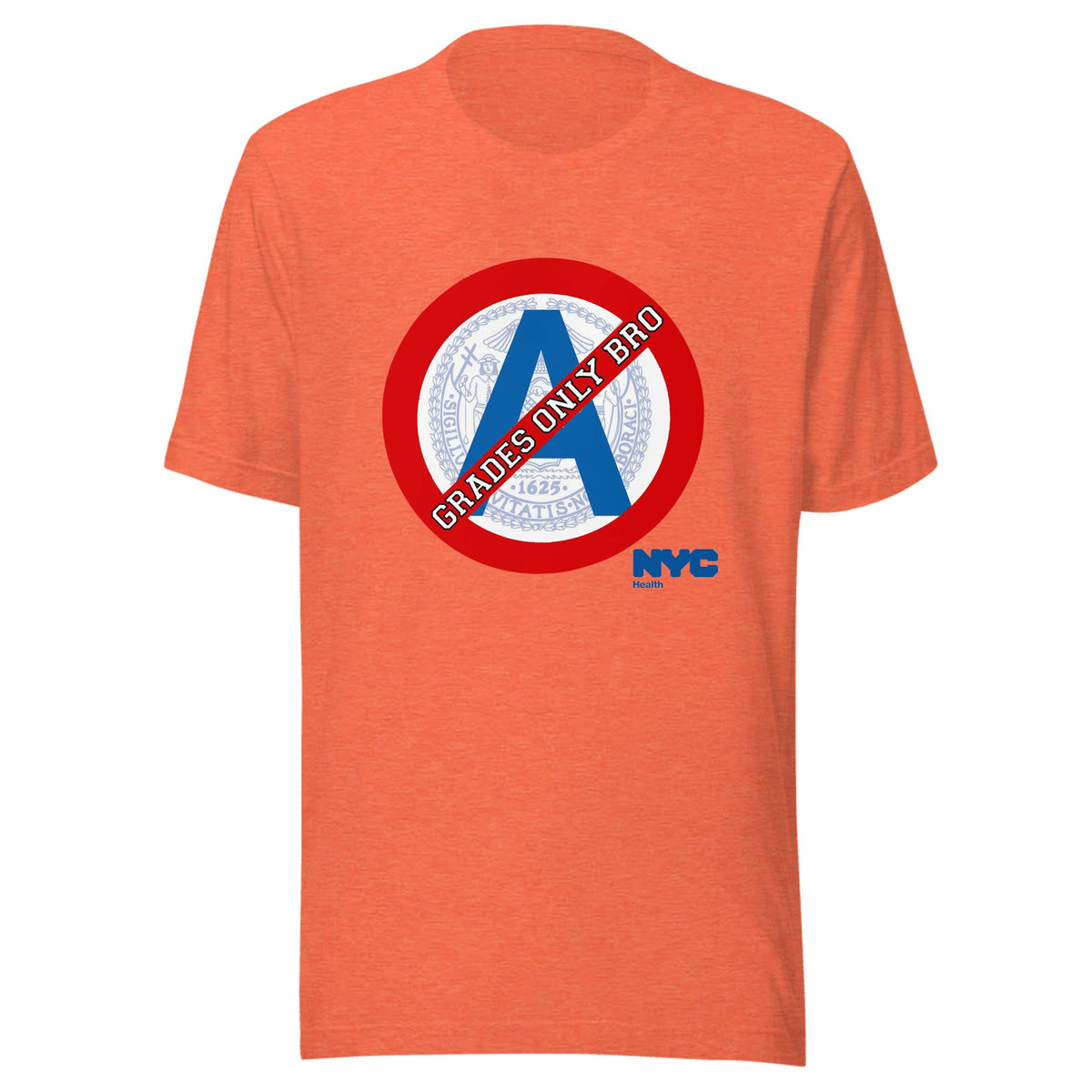 Grades Only Bro — Unisex / Heather Orange