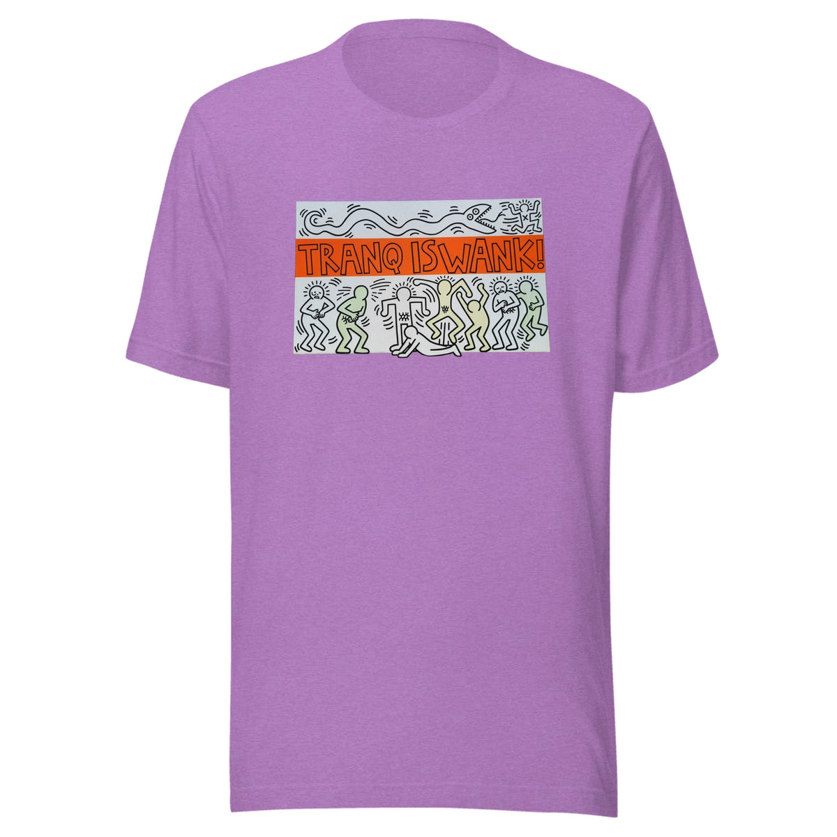 Tranq Is Wank! — Unisex / Heather Team Purple