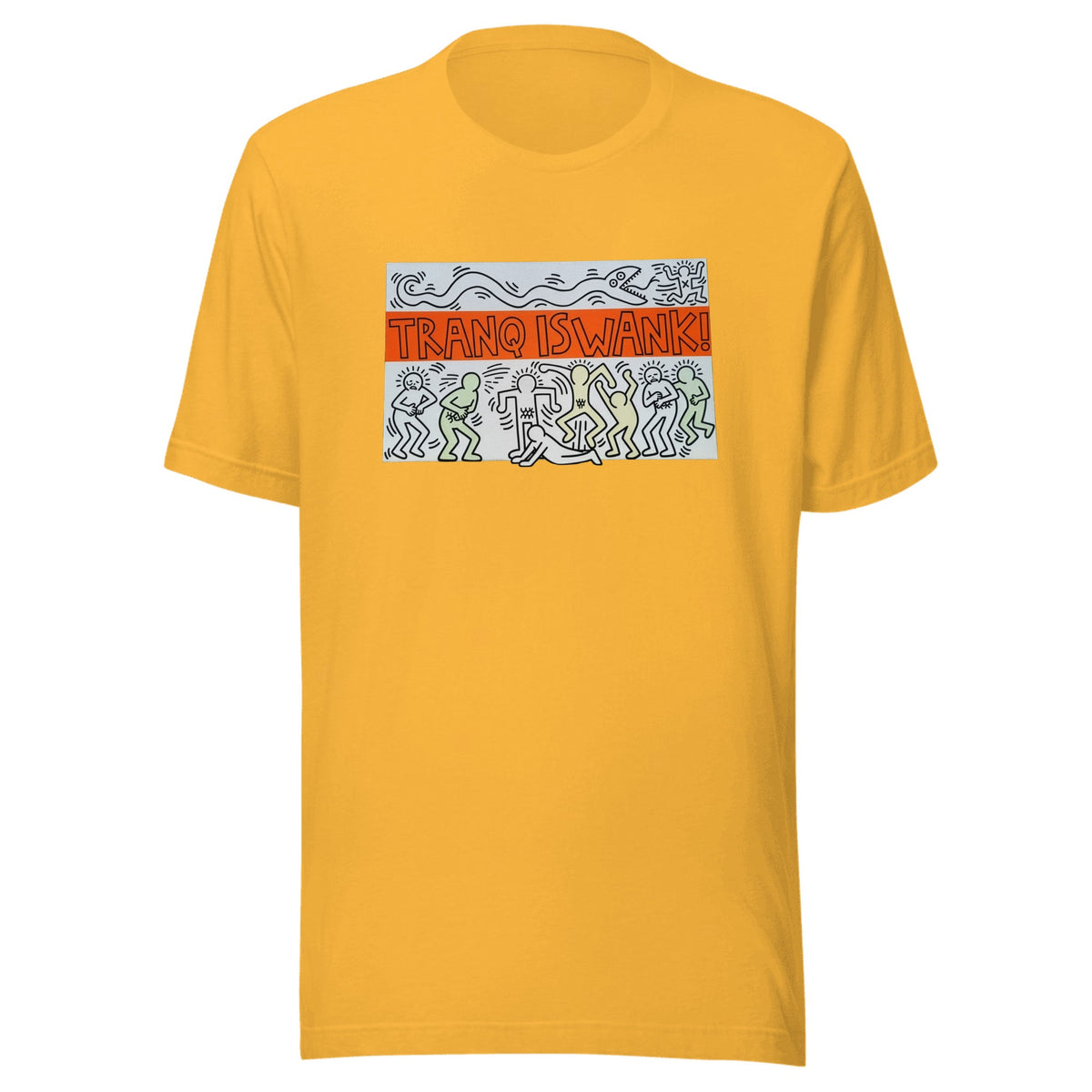 Tranq Is Wank! — Unisex / Heather Yellow Gold
