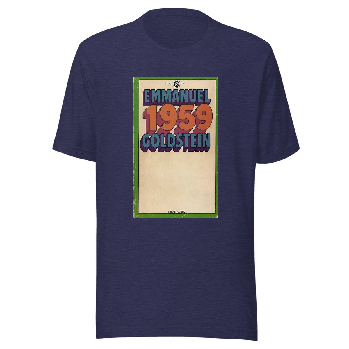 Emmanuel Goldstein: 1959 — Unisex / Heather Midnight Navy