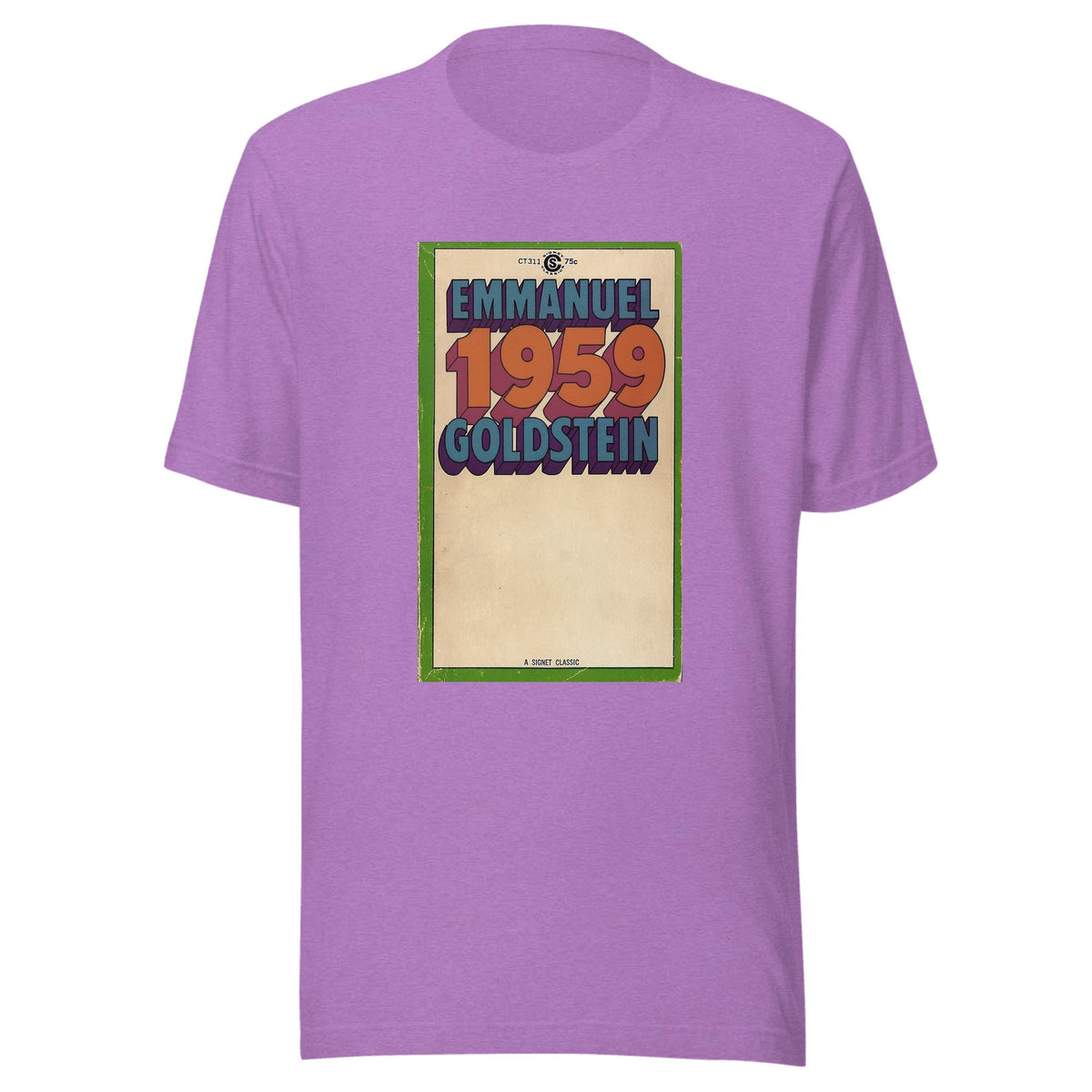 Emmanuel Goldstein: 1959 — Unisex / Heather Team Purple