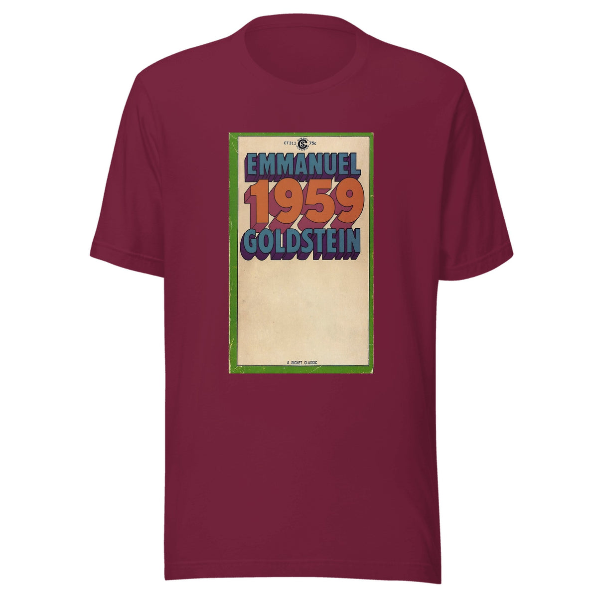 Emmanuel Goldstein: 1959 — Unisex / Maroon