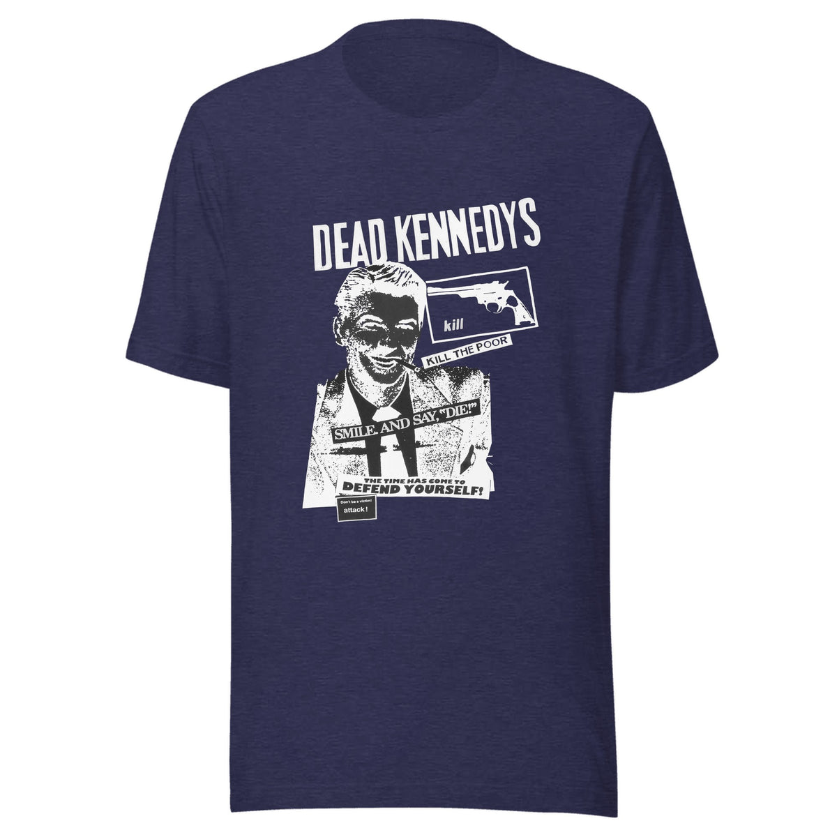 Kill the Poor — Unisex / Heather Midnight Navy